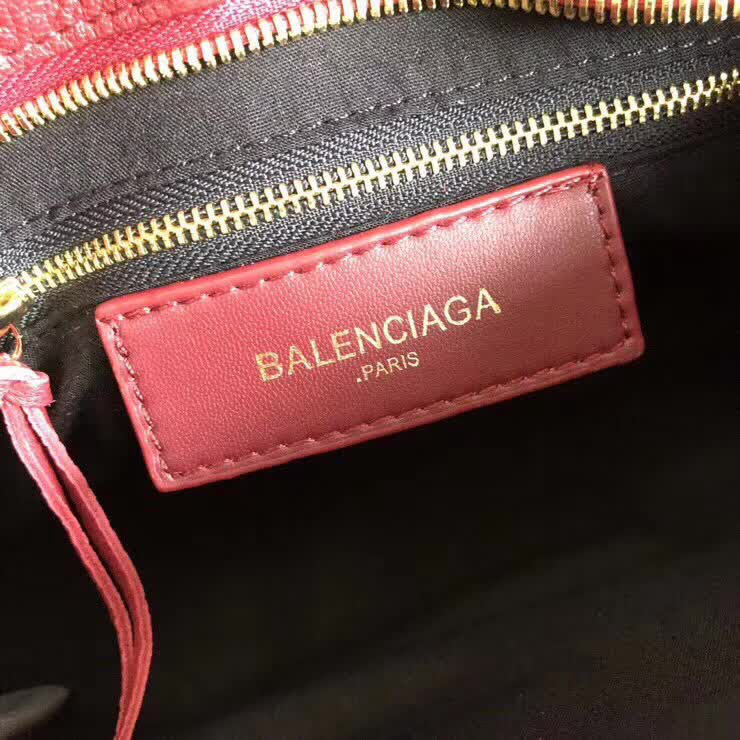 BALENCIAG巴黎世家 機車包 30cm原版山羊皮配金邊 手提肩背斜挎包  BL1377